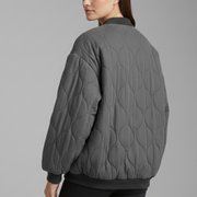 Women’s Oversized Jacket with Quilted Surface