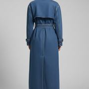Women’s Trench Coat with Belt and Even Surface