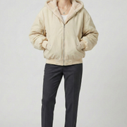 Women’s Winter Jacket with Hood and Front Zip