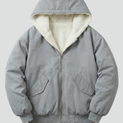 Women’s Winter Jacket with Hood and Front Zip