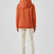 Women’s sweaters hoodie with sherpa lining and ribbed cuffs