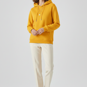 Women’s sweaters hoodie with sherpa lining and ribbed cuffs