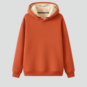 Women’s sweaters hoodie with sherpa lining and ribbed cuffs