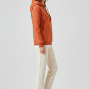 Women’s sweaters hoodie with sherpa lining and ribbed cuffs