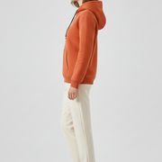 Women’s sweaters hoodie with sherpa lining and ribbed cuffs