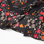 Vintage-Blumenmuster-Hemd mit Knöpfen