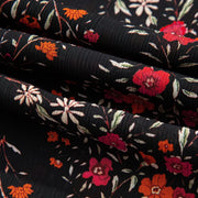 Vintage-Blumenmuster-Hemd mit Knöpfen