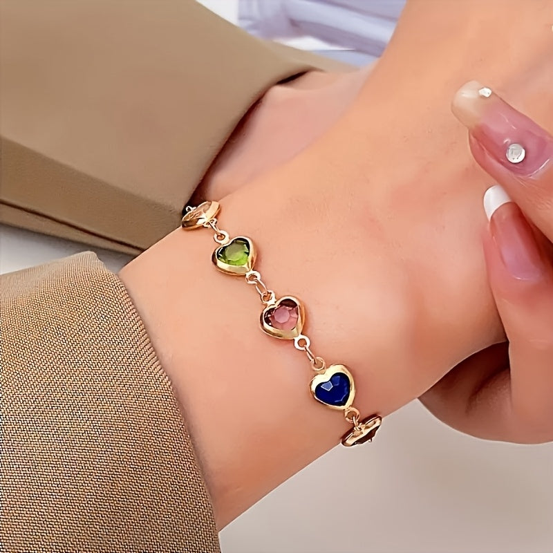 Bracelet unique en forme de cœur
