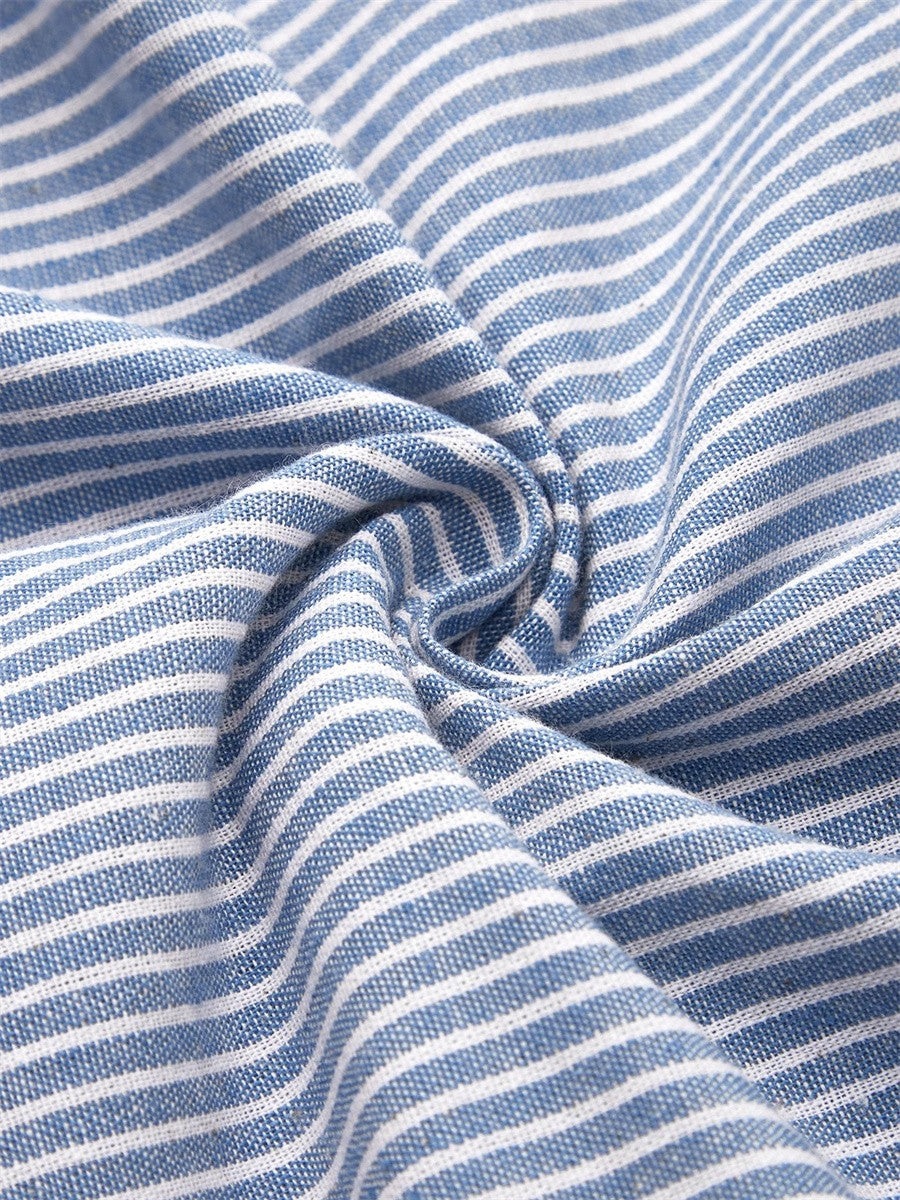 Marisol | Juokseva midi-raidallinen mekko