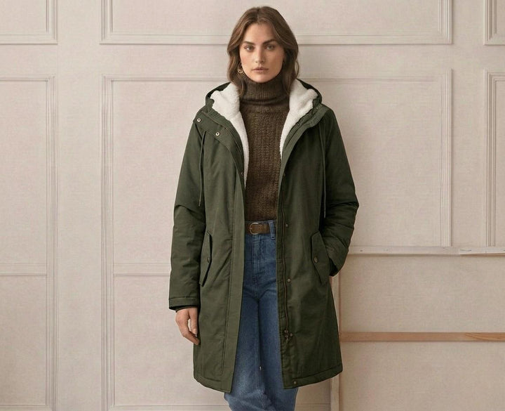 Elena | Vedenpitävä fleece-vuorattu parka