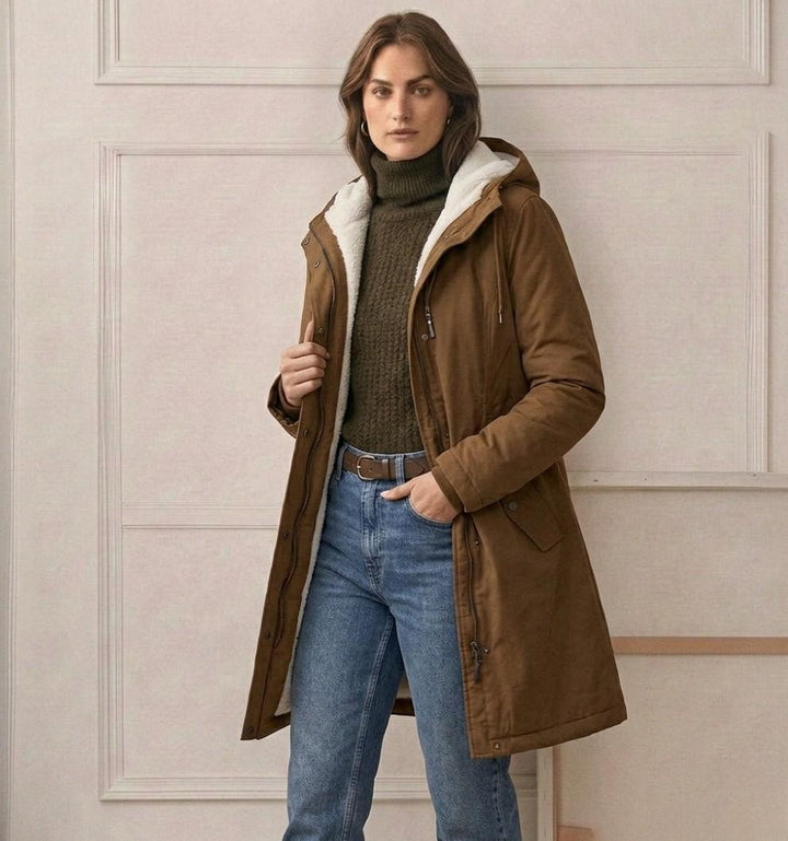Elena | Vedenpitävä fleece-vuorattu parka