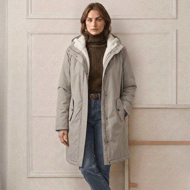 Elena | Vedenpitävä fleece-vuorattu parka