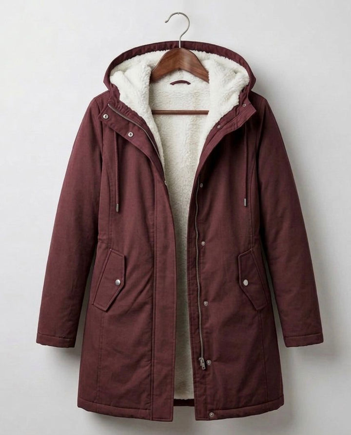 Elena | Vedenpitävä fleece-vuorattu parka
