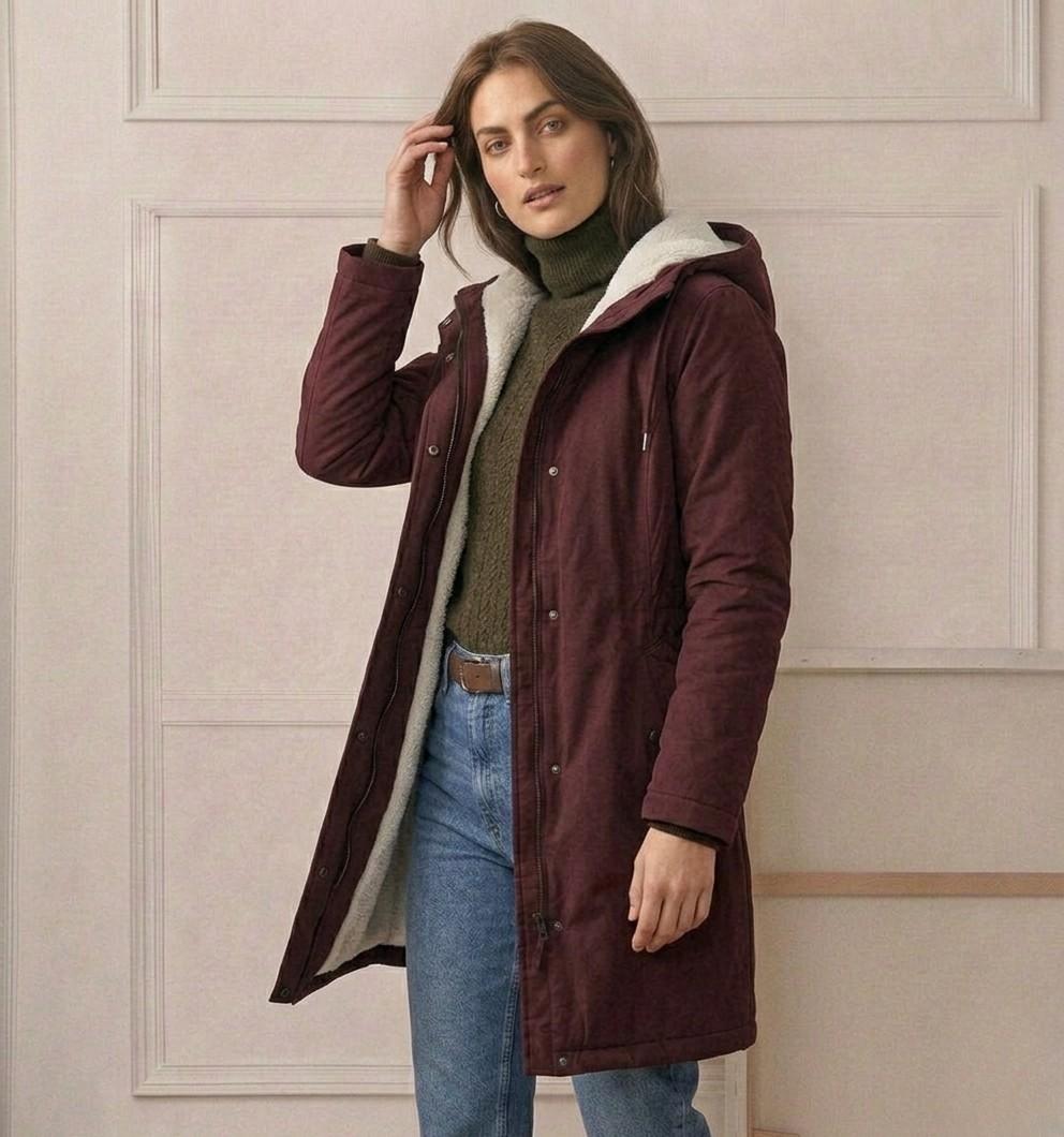 Elena | Vedenpitävä fleece-vuorattu parka