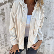 Ariellee™ - veste décontractée avec capuche et fermeture éclair