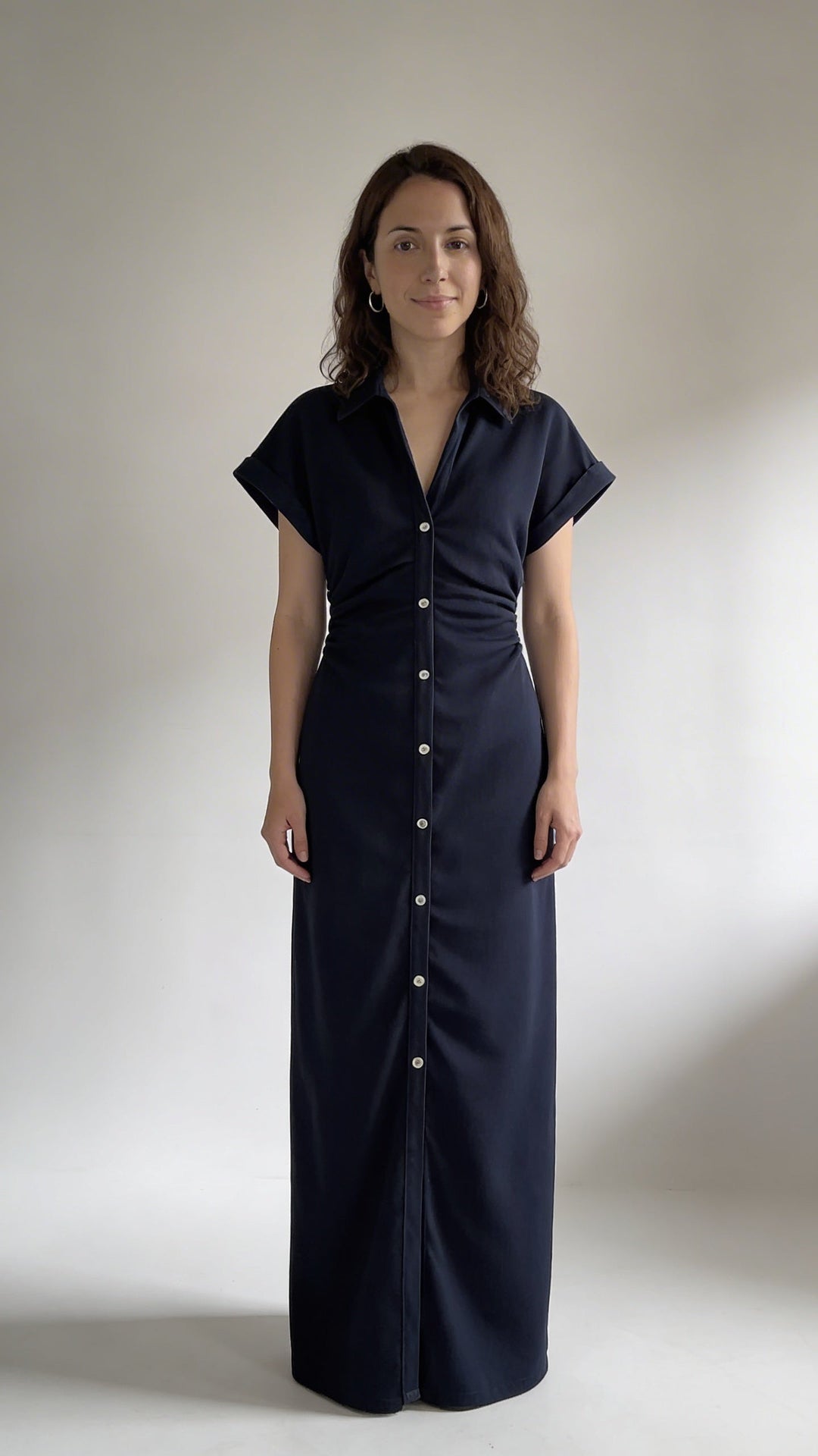 Denim | Napitettu midimekko