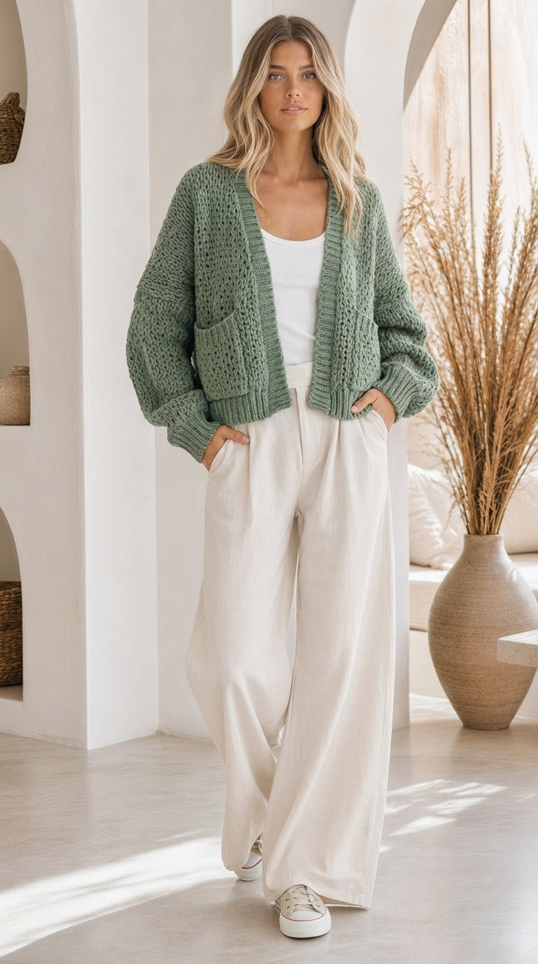 Mira | Rentouttava neulecardigan