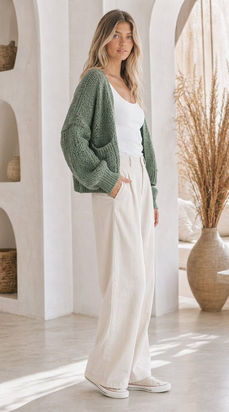 Mira | Rentouttava neulecardigan