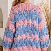 Elena | Aaltoneuleinen Cardigan
