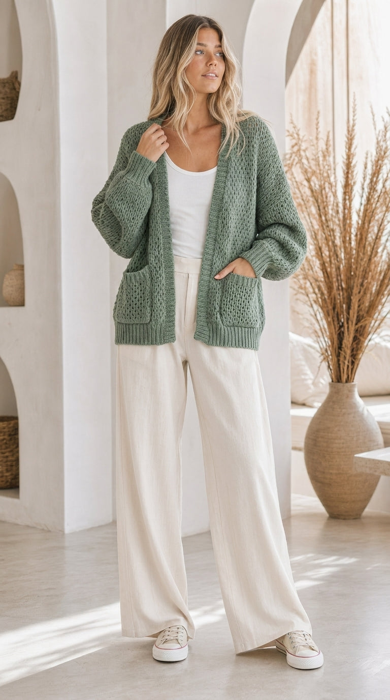 Mira | Rentouttava neulecardigan