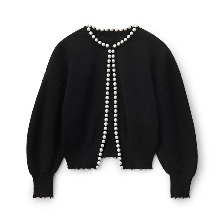Vanessa | Cardigan raffinato con dettagli in perle