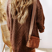 Claudia™ | Maglione lungo in maglia, chic e lusinghiero