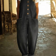 Saylor | Vintage Washed Cotton Denim Overalls
