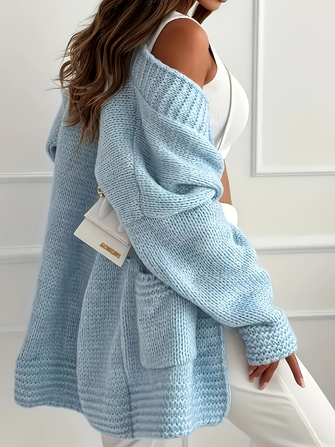 Elena | Rentoutunut neulecardigan