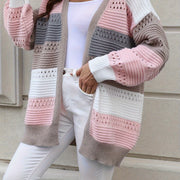 Elena | Pehmeä reikäneulecardigan