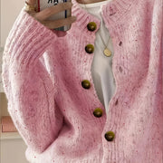 Mireille | Pehmeä pilkullinen neulecardigan