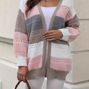 Elena | Pehmeä reikäneulecardigan